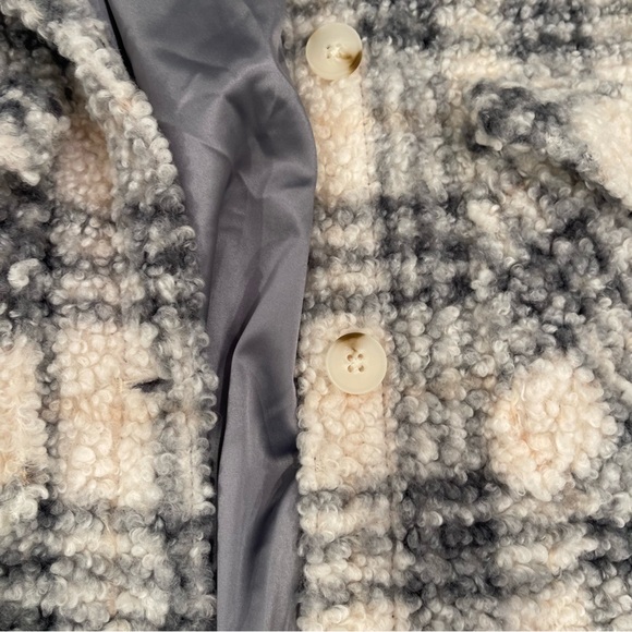 NWOT Blank NYC plaid lined oversized coat - Picture 10 of 16